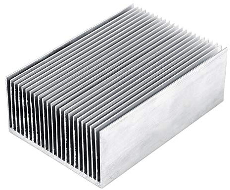 Akozon 1 stück Aluminium Kühlkörper Kühlkörper Kühlung für Led Verstärker Transistor IC Modul 100 69 36mm