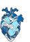 Aisoway Broche Coeur Pin émail Coeur Brave Vêtements Sac Broches Bijoux Médical Bleu Unisexe Rétro