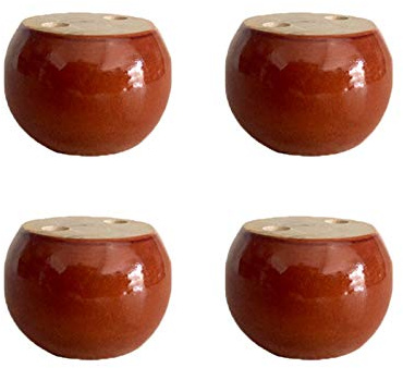 4 Solid Wood Furniture Replacement Feet 5cm Furniture Legs European-Style Support Feet,for Sofa Tv Cabinet Cupboard Wardrobe Bedside Table(Begonia)