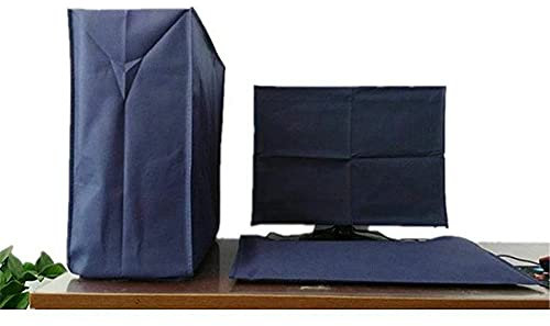 3 Pieces Set Cpu Dust Cover, Computer Dust Cover for Desktop Pc CPU Tower Protector, Monitor + Keyboard + Computer Host Pc Dust Proof Computer Covers Case，Pc Cover for Desktop Tower (19 inch)
