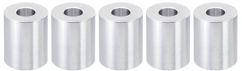 PATIKIL Entretoises En Aluminium M8, Lot De 5 Entretoises En Aluminium De 8,5 mm De Diamètre Intérieur x 20 mm De Diamètre Extérieur x 25 mm De Longueur Pour Vis M8 Ou 5/16