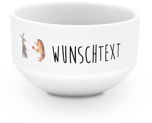 Mr. & Mrs. Panda Müslischale Hase Igel - Personalisierte Geschenke, Schüssel Personalisieren, Lustige Sprüche, Herzschmerz, und, Schüsseln, Liebe Spruch, Trösten, Suppenschüssel, Schale, Müslischüssel