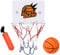 NVTEGR 4 Pcs Mini Basketball Hoop, Basketball Hoop, Basketball Hoop for Bedroom, Mini Ball and Pump Indoor Outdoor Toys Sport Games for Boys Girls Toy Game Wall Mounted for Office Deskt