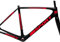 DualColorStampe Set 15 Adesivi Stickers Decal Telaio Bici Bicicletta adesivi telaio MTB Universale Protezione COD. B0169 (ROSSO FLUORESCENTE)