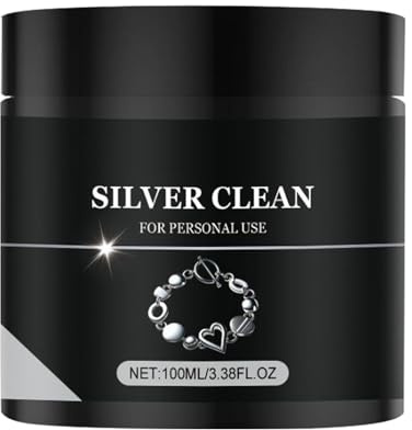 Silver Clean Eintauchreiniger, 100ml Silber Schmuck Reinigungsmittel, Effektiver Schmuckreiniger Für Silber Reinigung & Silbers Versilbertes, Silberschmuck-Reinigungsbad Für Erneuerten Glanz