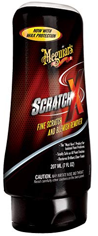 Meguiar's ScratchX 2.0 Kratzerentferner für Autolack - Entfernt Kratzer auf allen Lacken & Farben - Einfache Anwendung per Hand oder Poliermaschine - 207ml - G10307EU
