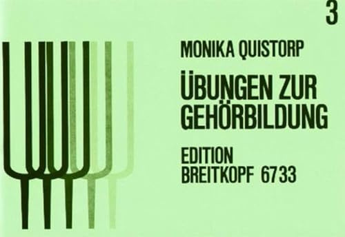 Übungen zur Gehörbildung Heft 3: Oberstufe (EB 6733)