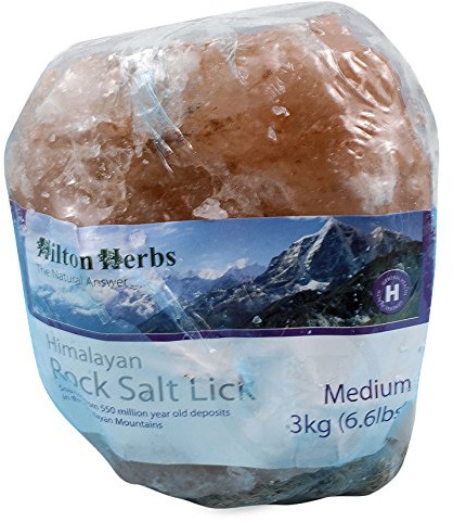 Hilton Herbs Himalayan Rock Salt Lick: 3kg, Transparent