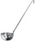 Paderno Mestolo Unipezzo in Acciaio Inox, Inossidabile, Argento, 10 cm