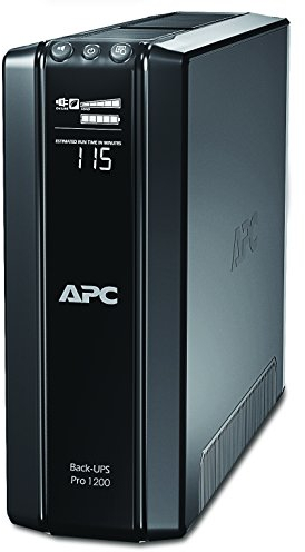 APC Power-Saving Back-UPS PRO - BR1200G-FR - Onduleur 1200VA (AVR, 6 Prises FR, USB, Logiciel d'arrêt)