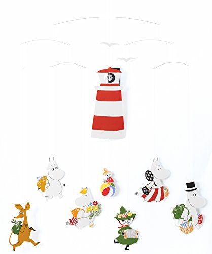 Flensted Mobiles Moomin 2014 Mobile, Stahl, Mehrfarbig, 55x50 cm