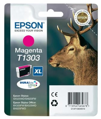 Epson Original C13T13034010 / T1303 Tintenpatrone Magenta Workforce WF-7015
