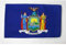 AZ FLAG - Flagge New York - 90x60 cm - Bundesstaat New York Fahne 100% Polyester mit Messing-Ösen - 50g