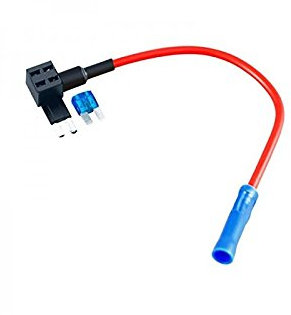 Flachsicherungsadapter mit 10 cm Kabel Stromdieb fr MICRO2 Flachstecksicherung