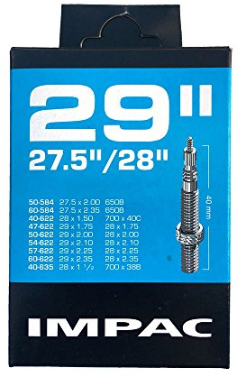 Impac SV29 29 x 1.75/2.35 (442/093) 29 Inch Presta Valve Bike Inner Tube Single