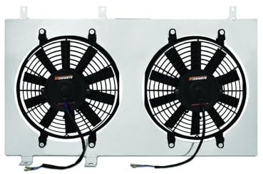 Mishimoto MMFS-EVO-10 Aluminium Fan Shroud Kit Compatible With Mitsubishi Lancer EVO X 2008-2015 Silver
