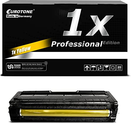 Eurotone Toner Cartridge kompatibel für Ricoh Aficio SP C 232 DN 320 231 SF 310 311 312 kompatibel für Ricoh, Yellow TK 150 Y Patrone