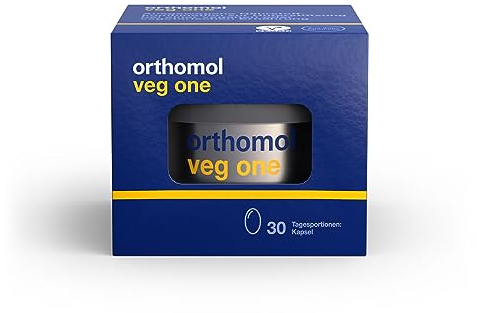 Orthomol Veg one - bei einer veganen oder vegetarischen Ernährung - mit Vitamin D, Omega-3-Fettsäuren und Eisen, 30 St. Tagesportionen