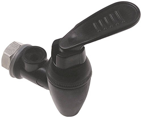 Bartscher Robinet d'écoulement pour machine à café A190141, A190161, Horeca GCM 3016, M15x1, noir, longueur du tube 22 mm