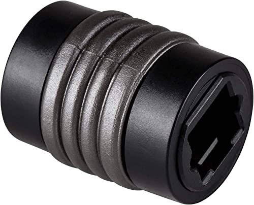 CABLEPELADO Adaptador audio toslink hembra | Acoplador hembra a hembra audio óptico | Toslink hembra a Toslink hembra |