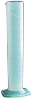 Vitlab Polypropylen Messzylinder, Erhabene Skala, Klasse B, Hohe Form, Transparent, 1000ml Kapazität, 69mm Durchmesser, 440mm Höhe, 6 Stück