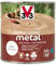 V33 Barniz metal mate incoloro 0.5 L