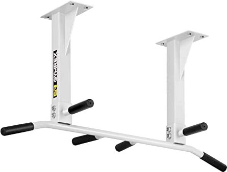 Gymrex GR-PU110W Klimmzugstange Decke weiß 110 kg Gummikappen