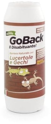 GoBack Disabituante per Lucertole e Gechi, Ecologico e Pronto all'Uso, Granulare, 250g