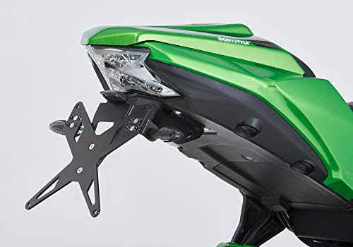 PROTECH X-Shape Kennzeichenhalter kompatibel mit Kawasaki Z650 2017-2019 ER650H