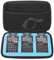 Analog Cases Glide Case für 3 Teenage Engineering Pocket Operators (Transporttasche/Etui aus langlebigem, hochwertigem Eva/Nylon, integrierte Netzttasche), Schwarz