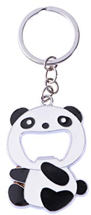 Panda Bottle Opener Keychains - Cute Chinese Panda Beer Wine Beer Soda Bottle Opener Lid Lifters