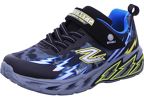 Skechers Jungen Light Storm 2.0 Sneaker, Schwarz, 27 EU