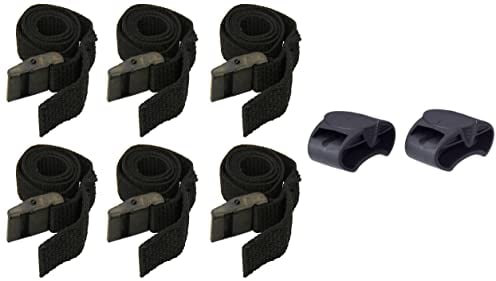 Thule Halteband für Fahrradträger Nylon 6 Stück & Radadapter (2er Set), Zubehör