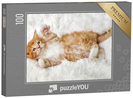 puzzleYOU: Puzzle 100 Teile „Kleines süßes Katzenbaby“ – aus der Puzzle-Kollektion Katzen-Puzzles