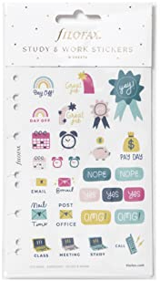 Filofax Accessories Everyday Study & Work Stickers, 132836