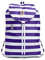 Invicta Zaino Minisac Next, Viola, Richiudibile e Tascabile, Viaggio y Tempo Libero, Zainetto Uomo Donna a Righe, Packable