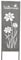 levandeo Gartenstecker Willkommen H83cm Stele Grau Betonoptik Gartenschild Schmetterling Garten-Deko Gartenstecker Gartenstele Blume