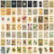 TYFYH 70 Stück Vintage Botanical Wall Collage Kit Aesthetic Wandcollagen Set Indie Room Décor Vintage Wall Collage Kit für Wohnheim-Dekor, Wandkunstdrucke, Ästhetische Foto-Display