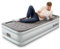 Bestway Queen Double Single Size Air bed | Built-in Electric Pump, Fast Inflation, Wave Beam Support Mattress with Storage Bag, Grey