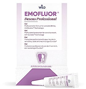 Emofluor Desens Professional Gel, desensibilisiert schnell durch CUROLOX® Technologie und schützt empfindliche Zähne.