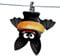 EUGY 650093 Fledermaus, 3D Tier-Puzzle für Kinder und Erwachsene zum Zusammenbauen, DIY Tierfigur, Bastelset ab 6 Jahren, Schwarz