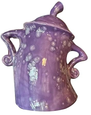 Virtcooy Akimbo Jar with Attitude - Cute Sassy Storage Canister for Coffee, Tea, Sugar - Purple