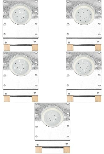 GANAZONO 5st Bienenstock Trinken Bienenraucher Für Die Imkerei Wasserspender Für Die Imkerei Bienen Tränkestation Wasserspender Für Bienenstöcke Aluminium Speisewasser Zubringer