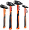 WEDO 4-teilig Schlosserhammer-Set, 200g+500g+800g+1000g, Machinist Hammer Set, Hartstahl Hammerkopf, Maschinisten-Ingenieurhammer mit Fiberglas-Griff