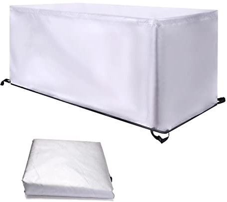 Abdeckung für Gartenmöbel, 280x160x75cm/LxWxH Abdeckplane Gartenmöbel Wasserdicht, UV-Schutz, 420D Oxford Gewebe Beschichtung Schnallen für Gartenmöbel Sets Sofa Tische Abdeckung Gartenmöbel