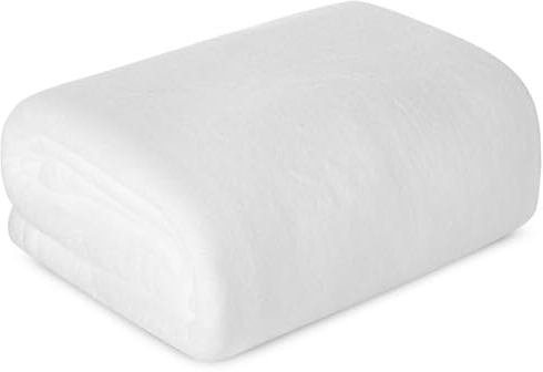 Wohndecke SIMPLE1 Decke Überwurf Klassische Musterlose Kuscheldecke 150x200 Warm Kuschelig (Weiß)