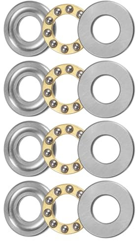 QUARKZMAN F9-20M Axial Kugel Lager 9mm x 20mm x 7mm Messing mit Unterlegscheiben ABEC3 4Stk