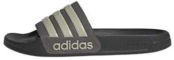 adidas Adilette Shower Slides, Chanclas Unisex adulto, Charcoal Putty Grey Carbon, 40.5 EU