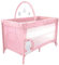 Asalvo Komplettes Reisebett Duo Baby Giraffe Pink