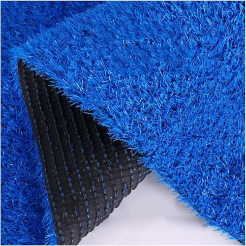 Tapis de gazon synthétique réaliste pour extérieur Bleu 100 x 200 cm